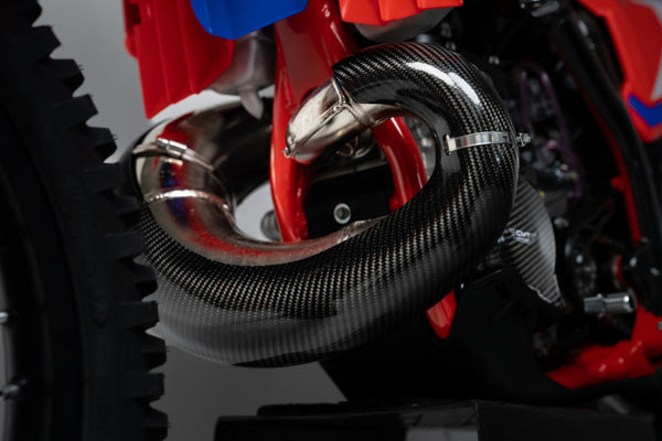 CMT Compositi Carbon Exhaust Heat Guard | KTM / Beta / Husqvarna / Fantic | 000313