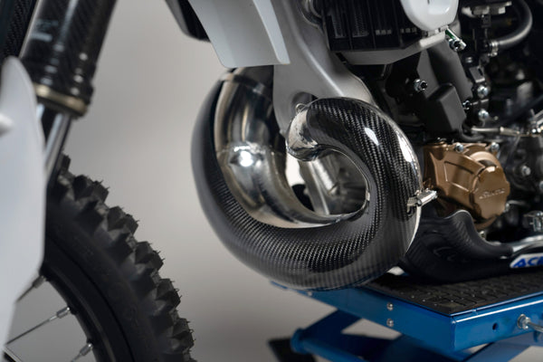 CMT Compositi Carbon Exhaust Heat Guard | KTM / Beta / Husqvarna / Fantic | 000313