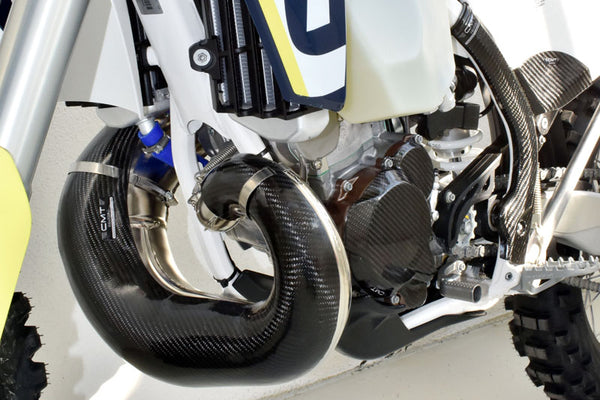 CMT Compositi Carbon Exhaust Heat Guard | KTM / Husqvarna | 000336