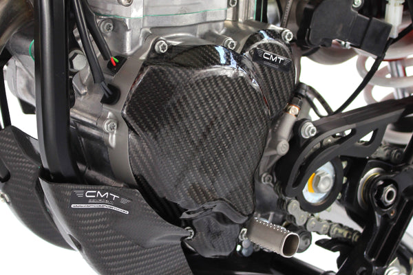 CMT Compositi Carbon Ignition Cover Guard | KTM / Husqvarna / Gas Gas | 000351
