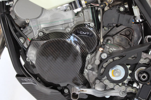 CMT Compositi Carbon Ignition Cover Guard | KTM / Husqvarna / Gas Gas | 000351