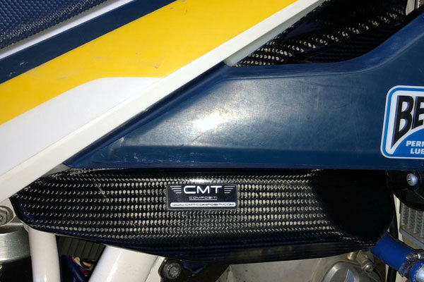 CMT Compositi Carbon Lower Fuel Tank Cover | Husqvarna TE 250 / Multi-Model | 000359