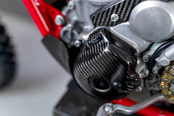 CMT Compositi Carbon Ignition Cover Guard | KTM / Husqvarna / Gas Gas | 000364