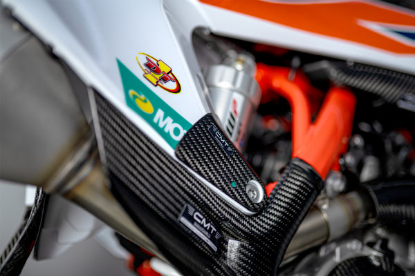 CMT Compositi Carbon Rear Side Panel Guards | KTM SX 125 / Multi-Model | 000372