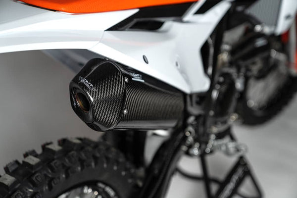 CMT Compositi Carbon Exhaust End Cap Guard | KTM / Husqvarna / Gas Gas | 000375