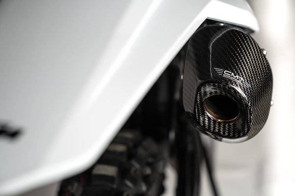 CMT Compositi Carbon Exhaust End Cap Guard | KTM / Husqvarna / Gas Gas | 000375