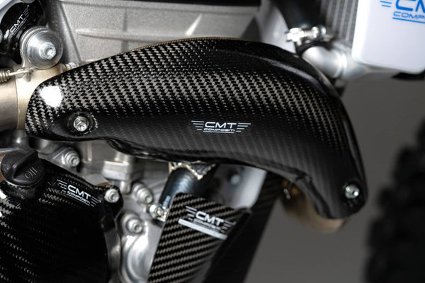 CMT Compositi Carbon Exhaust Heat Guard | KTM / Husqvarna / Gas Gas | 000376