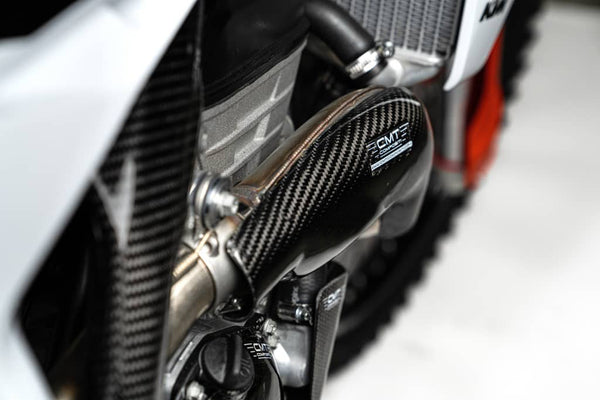 CMT Compositi Carbon Exhaust Heat Guard | KTM / Husqvarna / Gas Gas | 000376