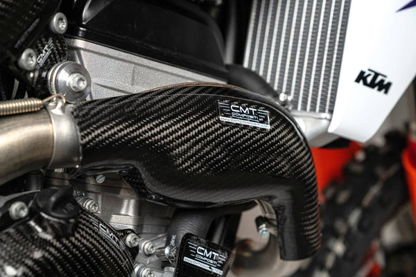 CMT Compositi Carbon Exhaust Heat Guard | KTM / Husqvarna / Gas Gas | 000376