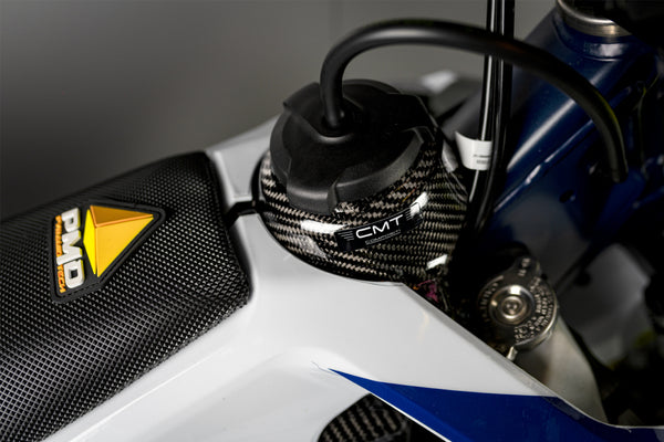 CMT Compositi Carbon Upper Fuel Tank Cover | Husqvarna TC 125 / Multi-Model | 000382