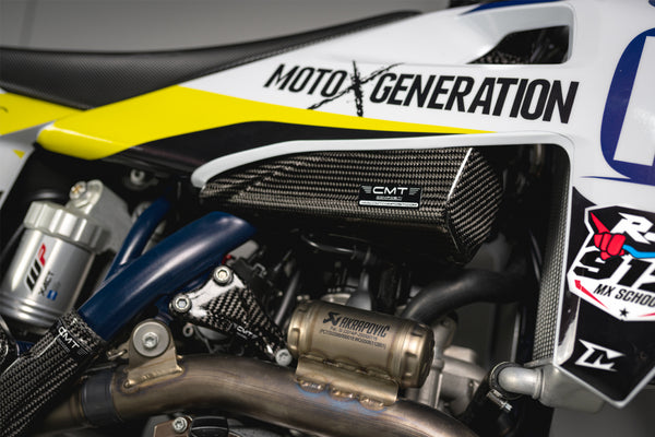 CMT Compositi Carbon Lower Fuel Tank Cover | Husqvarna TC 125 / Multi-Model | 000383