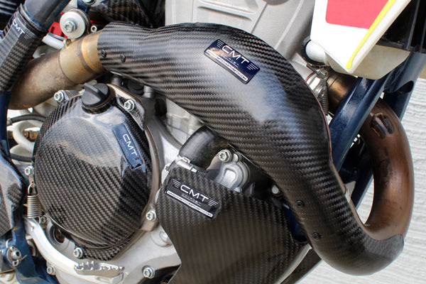 CMT Compositi Carbon Exhaust Heat Guard | KTM / Husqvarna | 000384