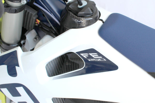 CMT Compositi Carbon Upper Fuel Tank Cover | Husqvarna TE 150 i / Multi-Model | 000386
