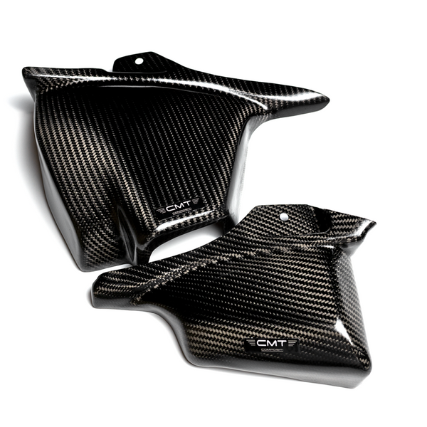CMT Compositi Carbon Lower Fuel Tank Cover | Husqvarna TE 150 i / Multi-Model | 000387