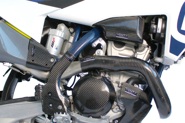 CMT Compositi Carbon Exhaust Heat Guard | KTM / Husqvarna | 000389