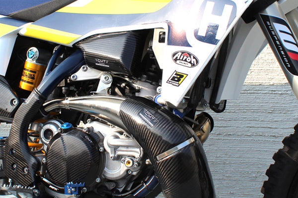 CMT Compositi Carbon Exhaust Heat Guard | KTM / Husqvarna / Gas Gas | 000390