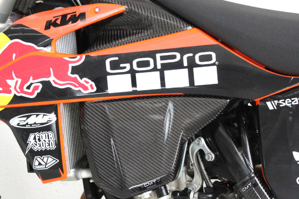 CMT Compositi Carbon Lower Fuel Tank Cover | KTM EXC 150 TPI (EU - EUROPE MODEL) / Multi-Model | 000396