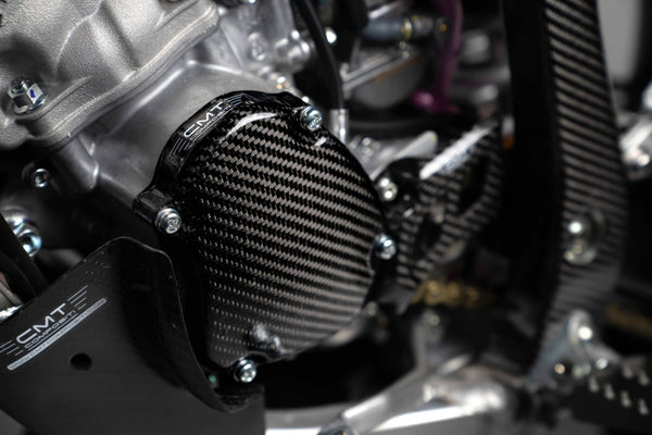 CMT Compositi Carbon Ignition Cover Guard | Yamaha / Fantic | 000405