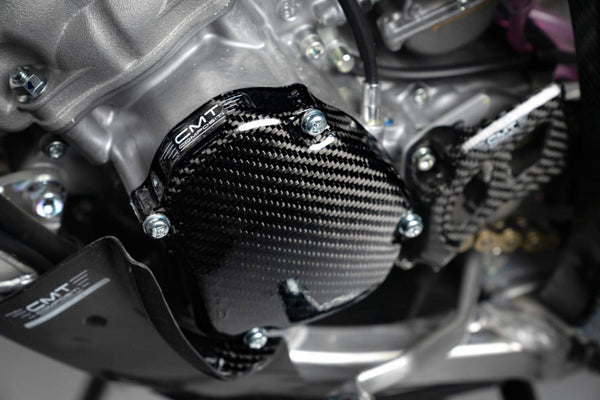 CMT Compositi Carbon Ignition Cover Guard | Yamaha / Fantic | 000405