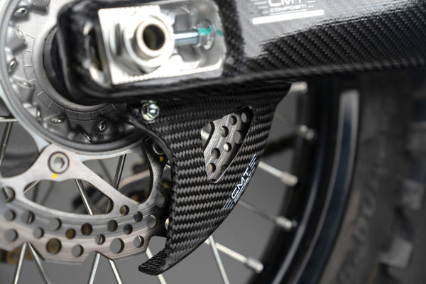 CMT Compositi Carbon Rear Brake Disc Guard | Yamaha / Fantic | 000409