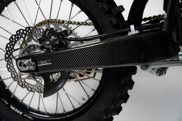 CMT Compositi Carbon Rear Brake Disc Guard | Yamaha / Fantic | 000409