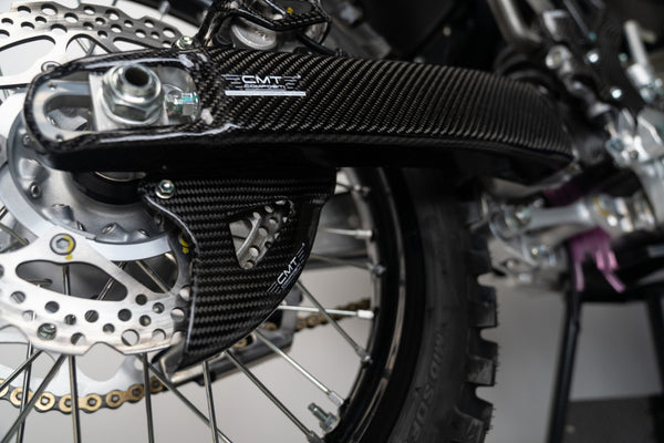 CMT Compositi Carbon Rear Brake Disc Guard | Yamaha / Fantic | 000409