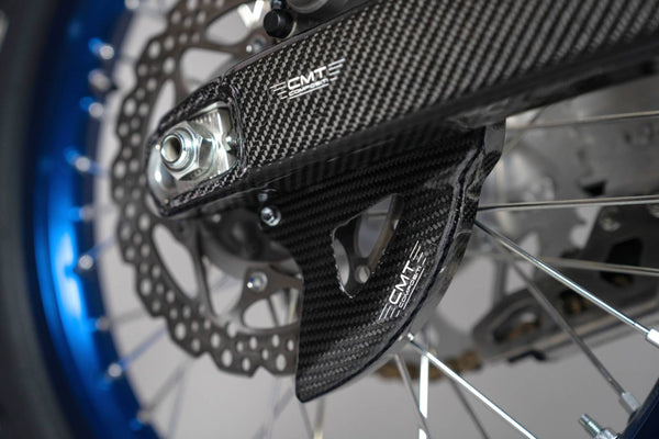 CMT Compositi Carbon Rear Brake Disc Guard | Yamaha / Fantic | 000409