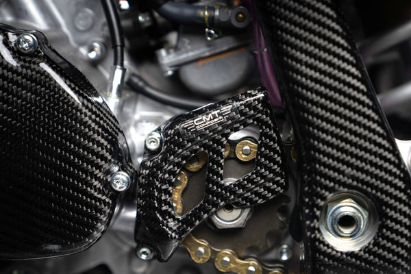 CMT Compositi Carbon Front Sprocket Guard | Yamaha / Fantic | 000430