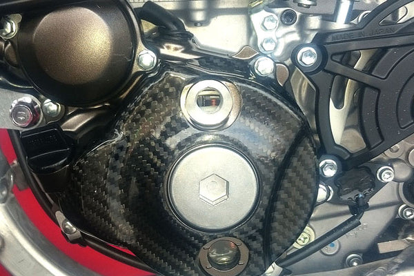 CMT Compositi Carbon Ignition Cover Guard | Yamaha WR 250 F | 000440