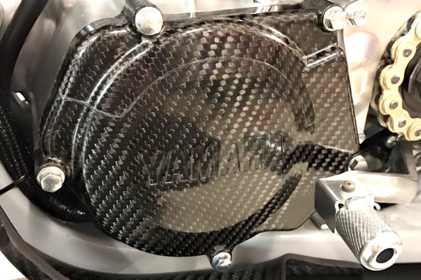 CMT Compositi Carbon Ignition Cover Guard | Yamaha YZ 250 / Fantic XX 250 | 000450