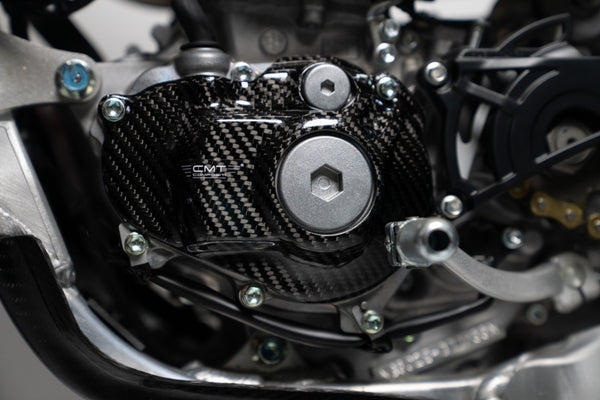 CMT Compositi Carbon Ignition Cover Guard | Yamaha / Fantic | 000463