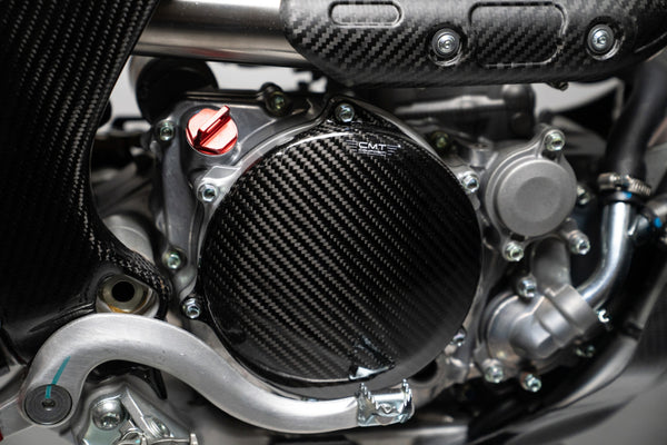 CMT Compositi Carbon Clutch Cover Guard | Yamaha / Fantic | 000464