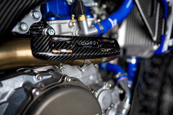 CMT Compositi Carbon Exhaust Heat Guard | Yamaha / Fantic | 000472