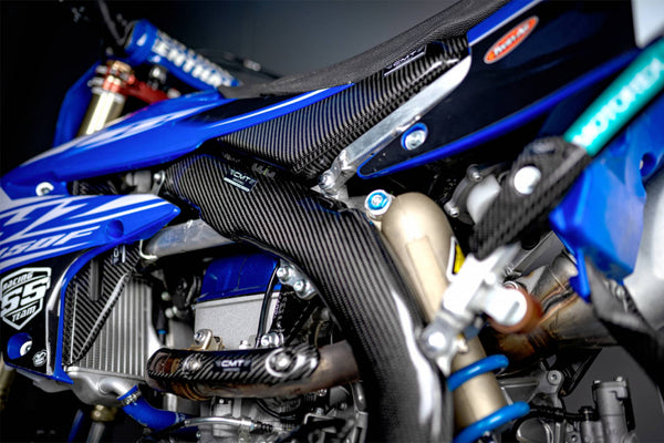 CMT Compositi Carbon Frame Guards | Yamaha / Fantic | 000476
