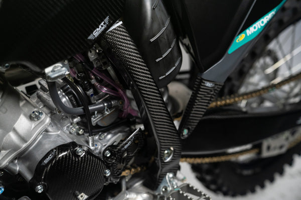 CMT Compositi Carbon Frame Guards | Yamaha / Fantic | 000478