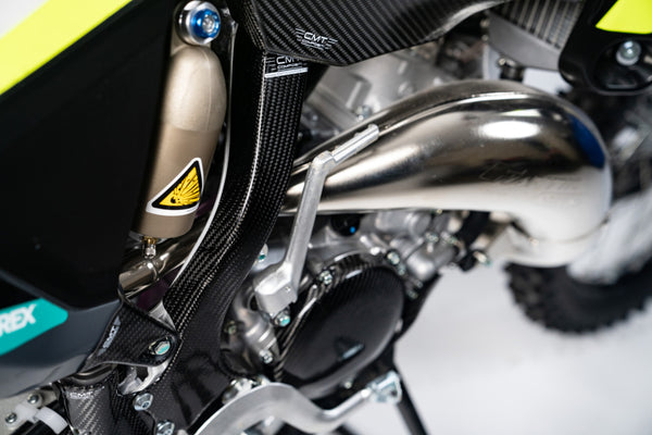 CMT Compositi Carbon Frame Guards | Yamaha / Fantic | 000478