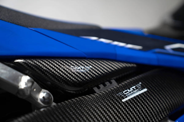 CMT Compositi Carbon Fuel Tank Cover | Yamaha / Fantic | 000486