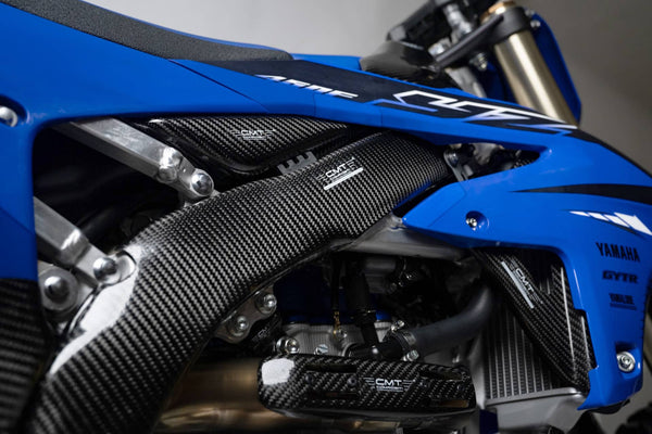 CMT Compositi Carbon Frame Guards | Yamaha / Fantic | 000494