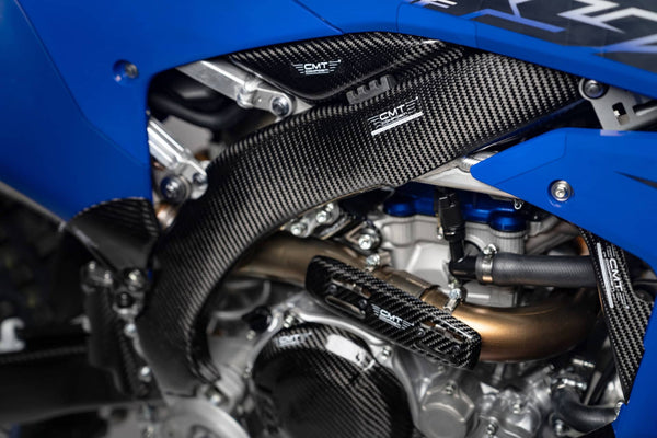 CMT Compositi Carbon Frame Guards | Yamaha / Fantic | 000494