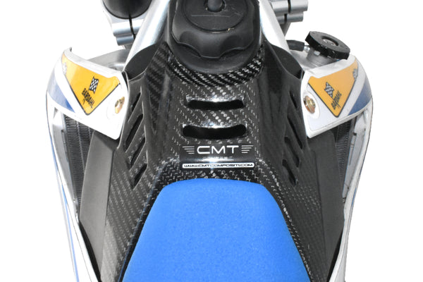 CMT Compositi Carbon Fuel Tank Cover | TM Racing MX 125 / Multi-Model | 000502