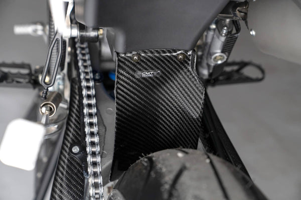 CMT Compositi Carbon Rear Shock Guard | TM Racing MX 125 / Multi-Model | 000509