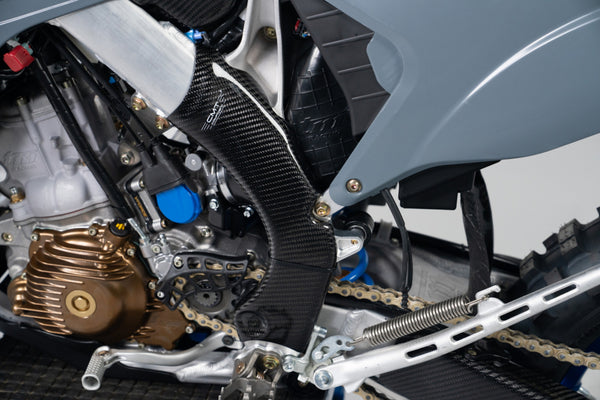 CMT Compositi Carbon Frame Guards | TM Racing MX 125 2T / Multi-Model | 000511