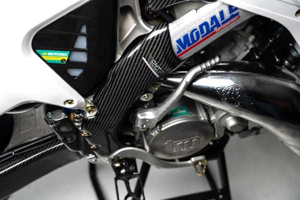 CMT Compositi Carbon Frame Guards | TM Racing MX 125 2T / Multi-Model | 000511