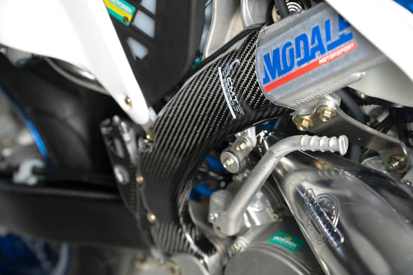 CMT Compositi Carbon Frame Guards | TM Racing MX 125 2T / Multi-Model | 000511