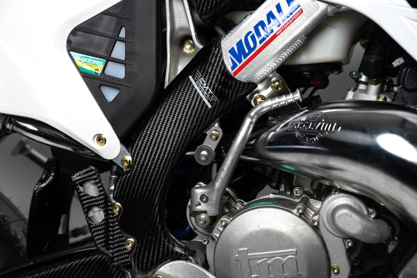 CMT Compositi Carbon Frame Guards | TM Racing MX 125 2T / Multi-Model | 000511