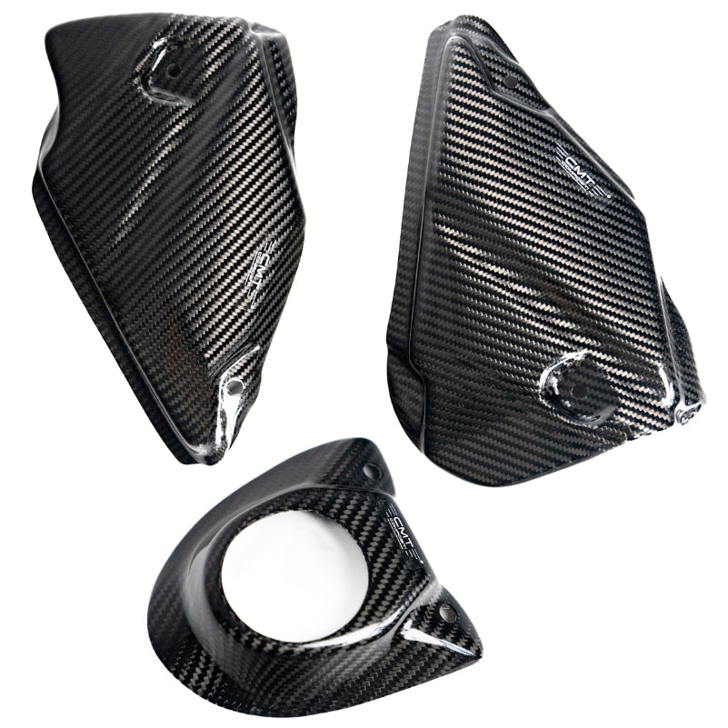 CMT Compositi Carbon Lower Fuel Tank Cover | TM Racing EN 125 FI 2T / Multi-Model | 000512
