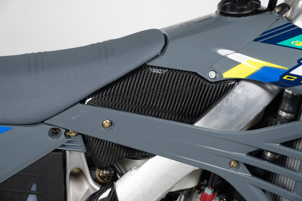 CMT Compositi Carbon Lower Fuel Tank Cover | TM Racing EN 125 FI 2T / Multi-Model | 000512