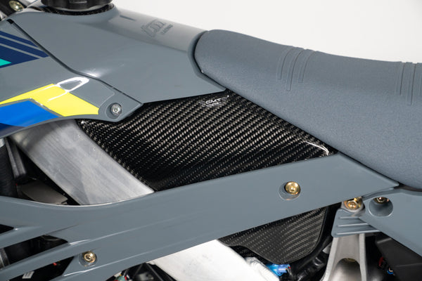 CMT Compositi Carbon Lower Fuel Tank Cover | TM Racing EN 125 FI 2T / Multi-Model | 000512