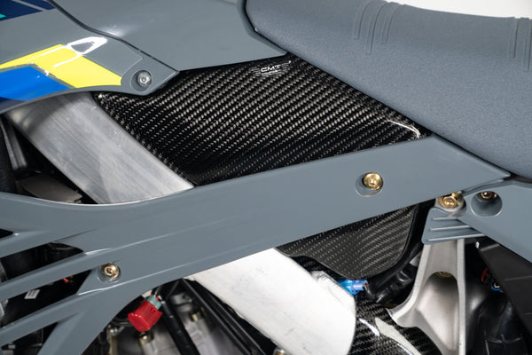 CMT Compositi Carbon Lower Fuel Tank Cover | TM Racing EN 125 FI 2T / Multi-Model | 000512