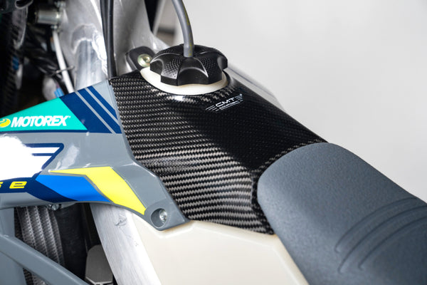 CMT Compositi Carbon Upper Fuel Tank Cover | TM Racing MX 144 2T / Multi-Model | 000513
